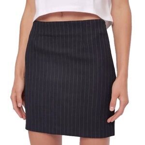 🆕 FLEURISH Pinstriped Skirt Size L